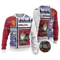 Norway Christmas Ugly Christmas Sweater Julenisse God Jul - Wonder Print Shop