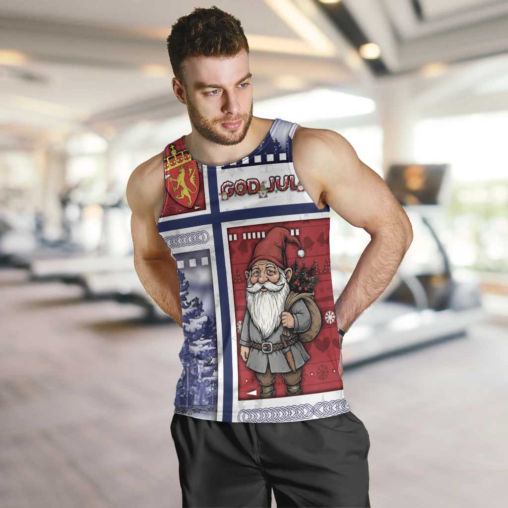Norway Christmas Men Tank Top Julenisse God Jul - Wonder Print Shop