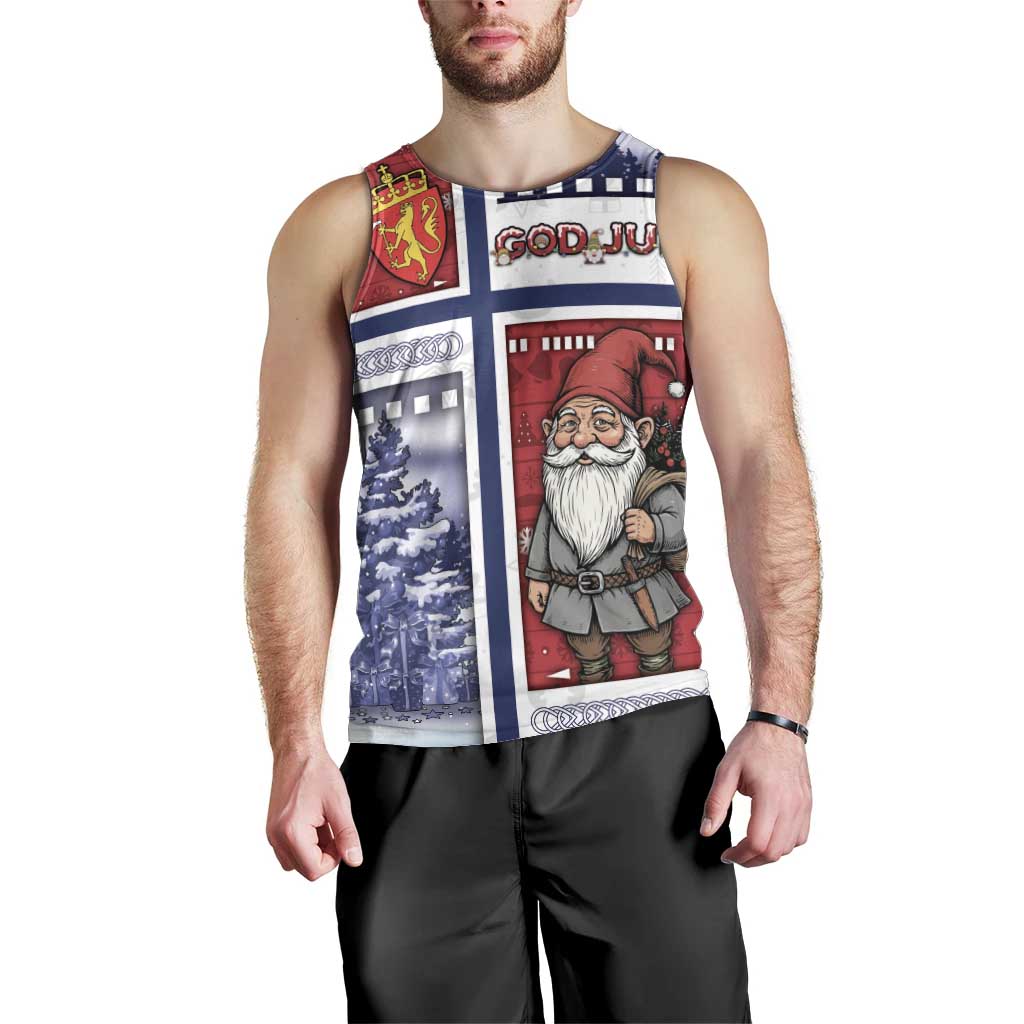 Norway Christmas Men Tank Top Julenisse God Jul - Wonder Print Shop