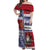 Norway Christmas Off Shoulder Maxi Dress Julenisse God Jul - Wonder Print Shop