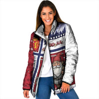 Norway Christmas Padded Jacket Julenisse God Jul - Wonder Print Shop