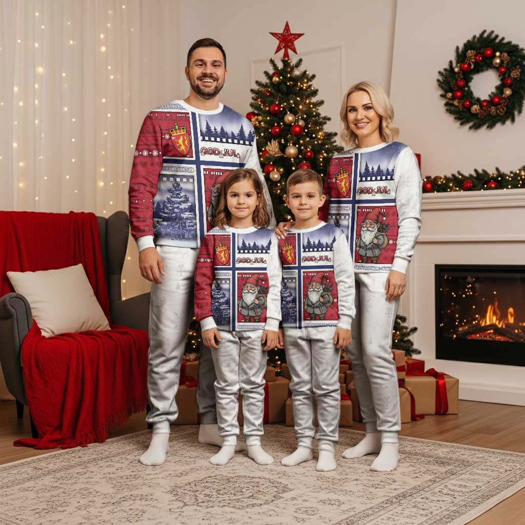 Norway Christmas Pajama Set Julenisse God Jul - Wonder Print Shop