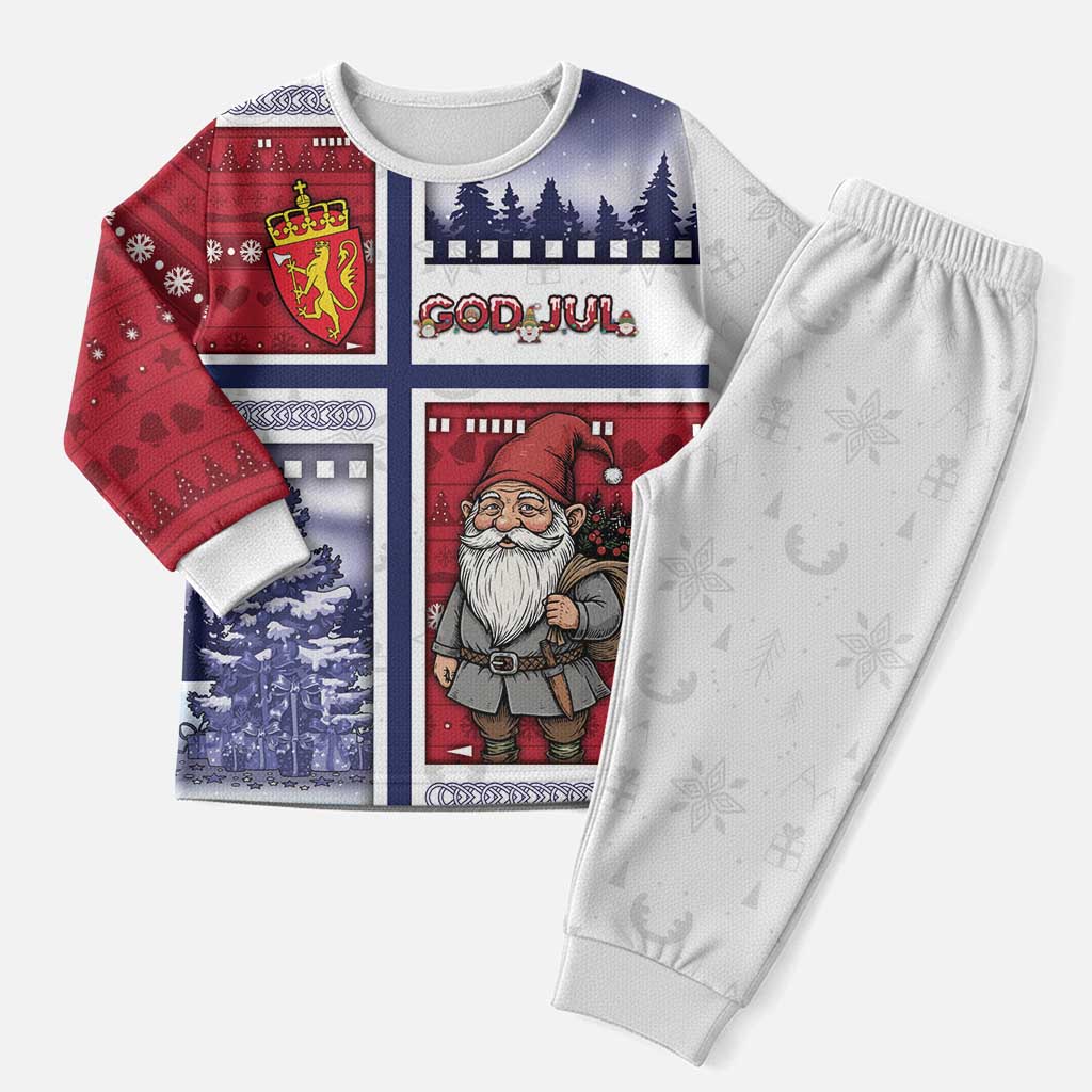 Norway Christmas Pajama Set Julenisse God Jul - Wonder Print Shop