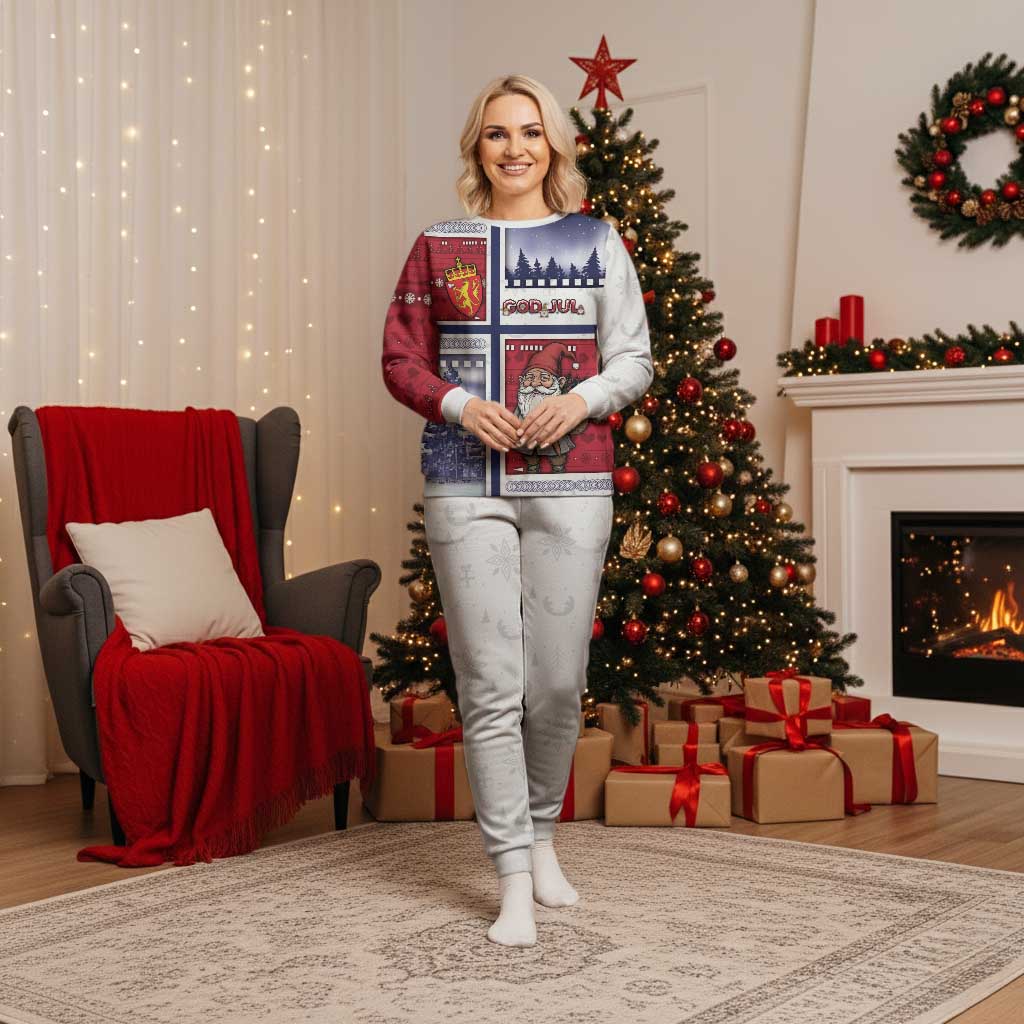 Norway Christmas Pajama Set Julenisse God Jul - Wonder Print Shop
