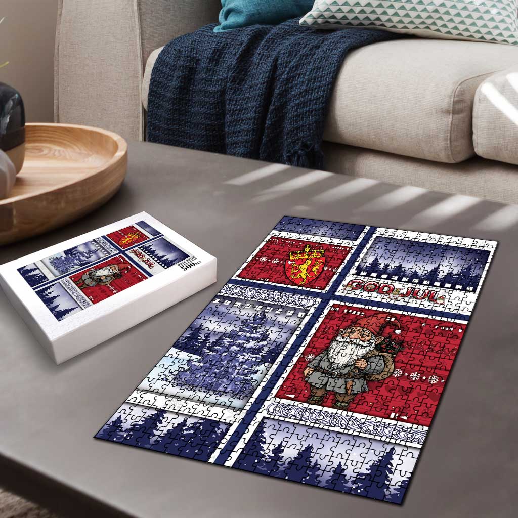 Norway Christmas Puzzle Julenisse God Jul - Wonder Print Shop