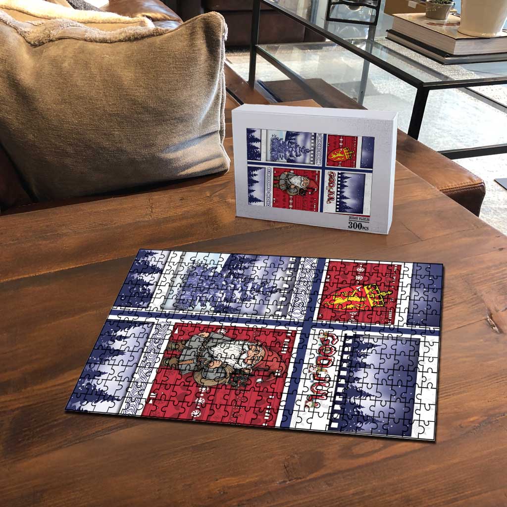 Norway Christmas Puzzle Julenisse God Jul - Wonder Print Shop