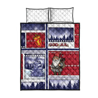 Norway Christmas Quilt Bed Set Julenisse God Jul - Wonder Print Shop