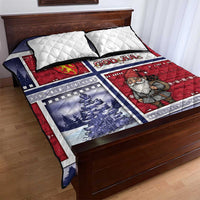 Norway Christmas Quilt Bed Set Julenisse God Jul - Wonder Print Shop