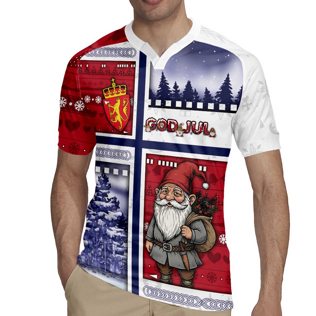 Norway Christmas Rugby Jersey Julenisse God Jul - Wonder Print Shop