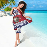 Norway Christmas Sarong Julenisse God Jul - Wonder Print Shop