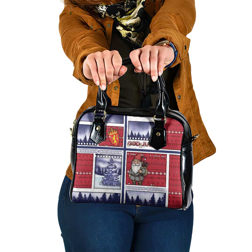 Norway Christmas Shoulder Handbag Julenisse God Jul - Wonder Print Shop
