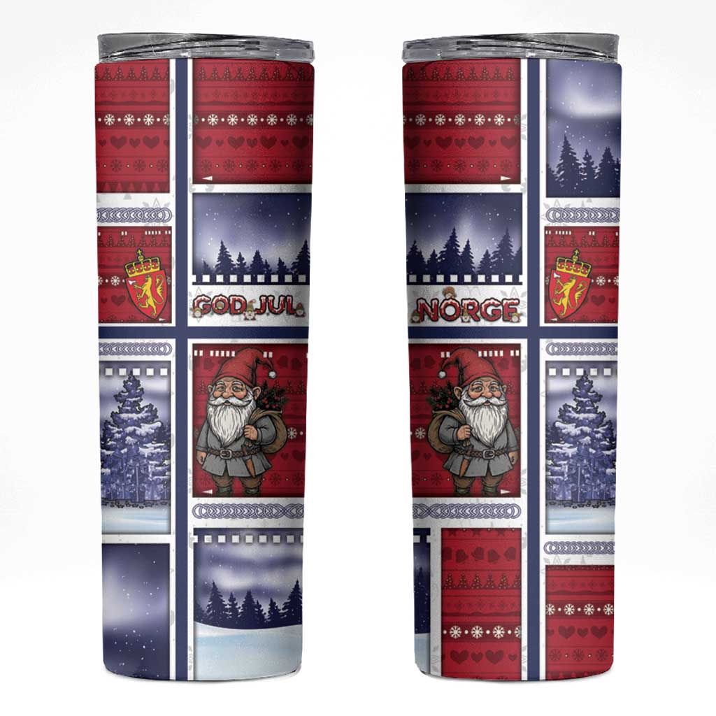 Norway Christmas Skinny Tumbler Julenisse God Jul - Wonder Print Shop