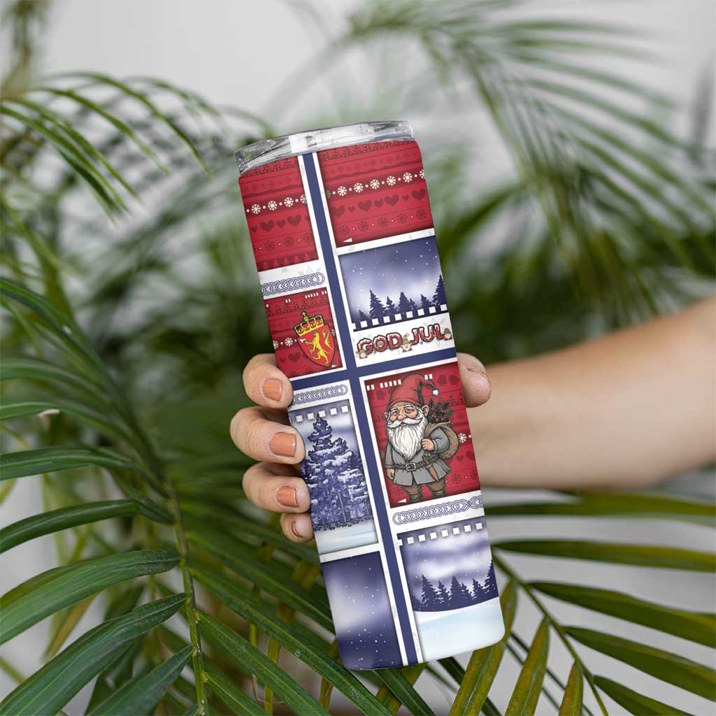 Norway Christmas Skinny Tumbler Julenisse God Jul - Wonder Print Shop