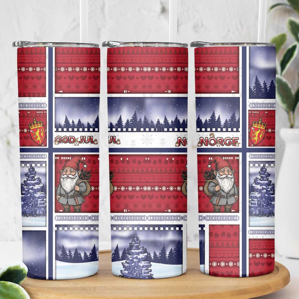 Norway Christmas Skinny Tumbler Julenisse God Jul - Wonder Print Shop