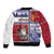 Norway Christmas Sleeve Zip Bomber Jacket Julenisse God Jul - Wonder Print Shop