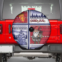 Norway Christmas Spare Tire Cover Julenisse God Jul - Wonder Print Shop