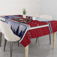 Norway Christmas Tablecloth Julenisse God Jul - Wonder Print Shop