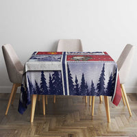 Norway Christmas Tablecloth Julenisse God Jul - Wonder Print Shop