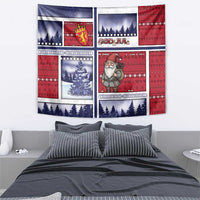 Norway Christmas Tapestry Julenisse God Jul - Wonder Print Shop