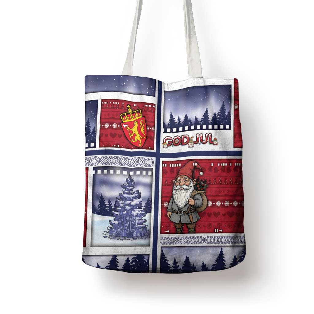 Norway Christmas Tote Bag Julenisse God Jul - Wonder Print Shop