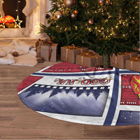 Norway Christmas Tree Skirt Julenisse God Jul - Wonder Print Shop