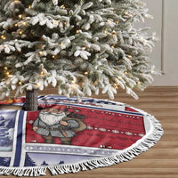 Norway Christmas Tree Skirt Julenisse God Jul - Wonder Print Shop