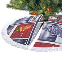 Norway Christmas Tree Skirt Julenisse God Jul - Wonder Print Shop
