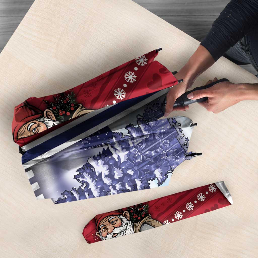 Norway Christmas Umbrella Julenisse God Jul - Wonder Print Shop