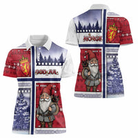 Norway Christmas Women Polo Shirt Julenisse God Jul - Wonder Print Shop