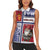 Norway Christmas Women Sleeveless Polo Shirt Julenisse God Jul - Wonder Print Shop