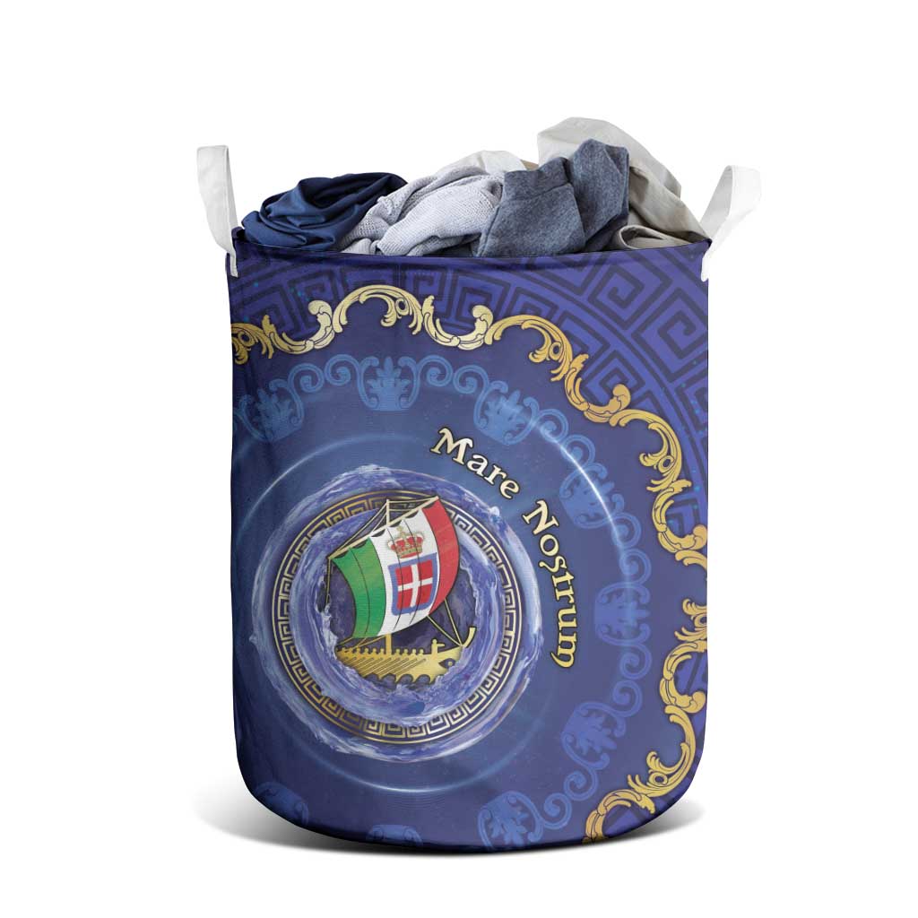 Italian Empire Laundry Basket Concept Of Mare Nostrum - Wonder Print Shop