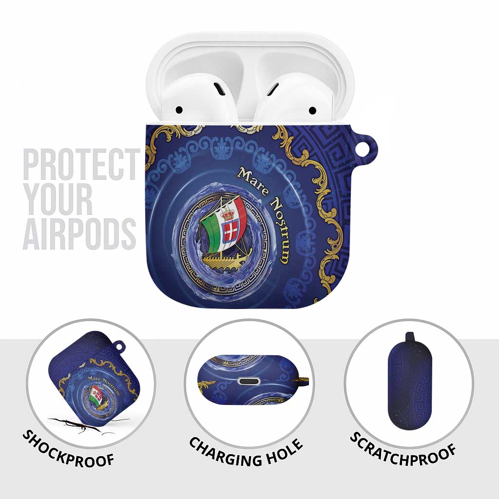 Italian Empire AirPods Case Concept Of Mare Nostrum - Wonder Print Shop