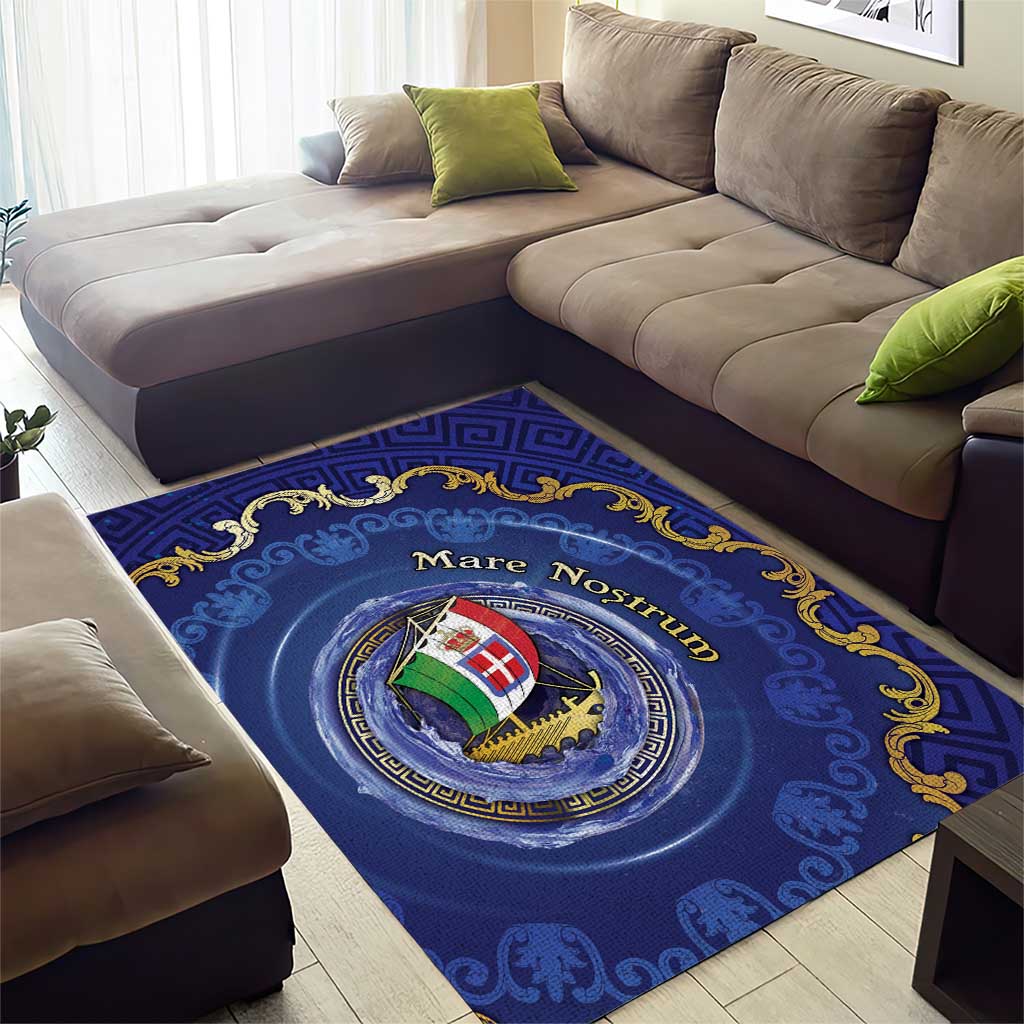 Italian Empire Area Rug Concept Of Mare Nostrum - Wonder Print Shop