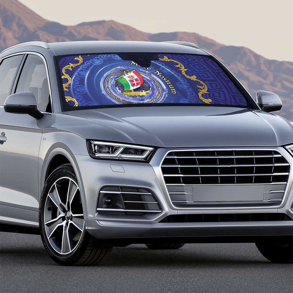 Italian Empire Auto Sun Shade Concept Of Mare Nostrum - Wonder Print Shop
