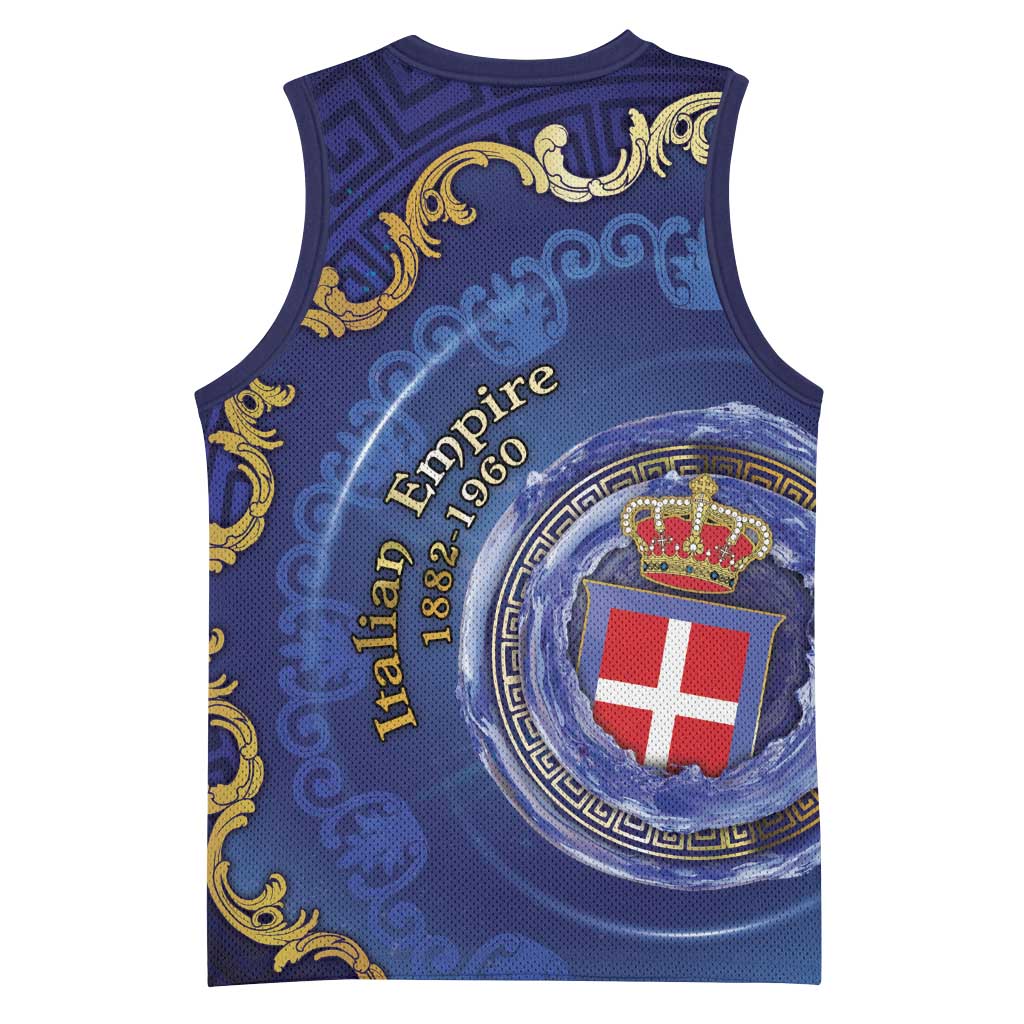 Italian Empire Basketball Jersey Concept Of Mare Nostrum - Wonder Print Shop
