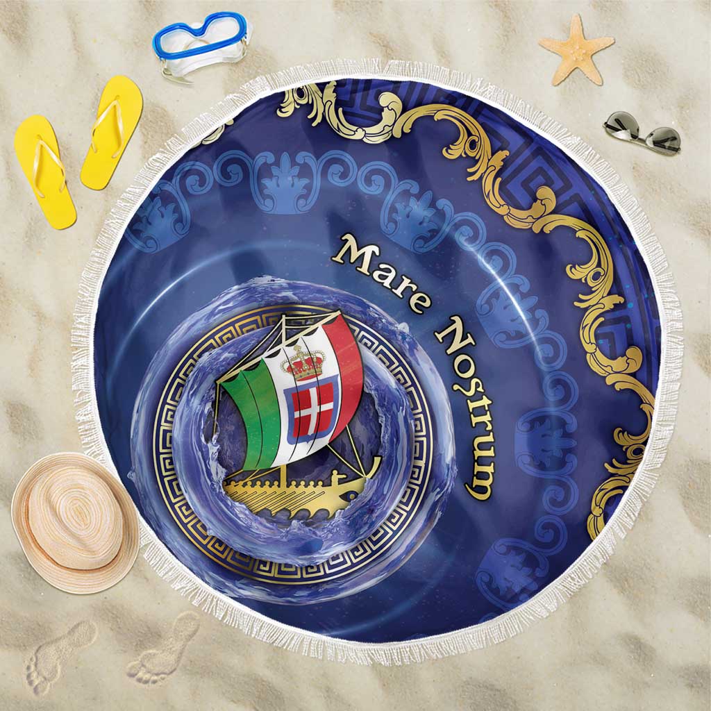 Italian Empire Beach Blanket Concept Of Mare Nostrum - Wonder Print Shop