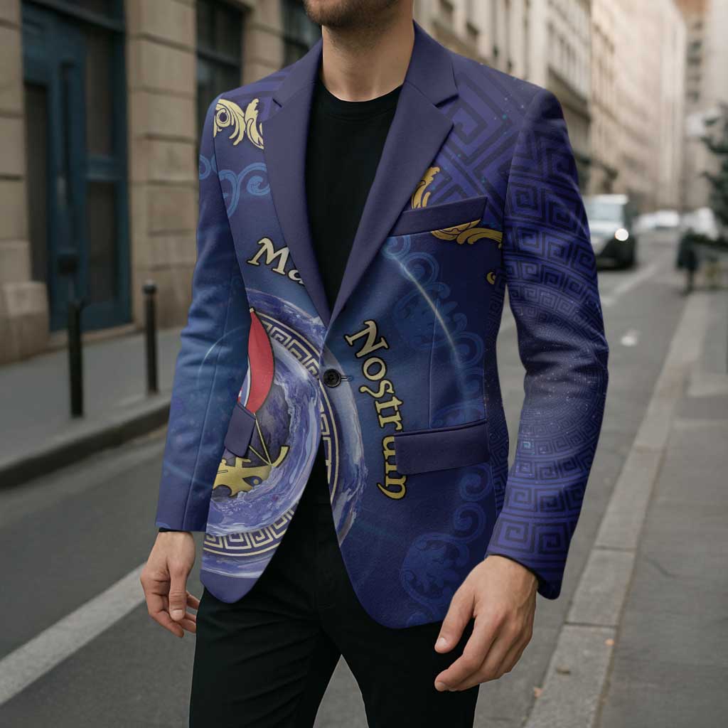 Italian Empire Blazer Concept Of Mare Nostrum - Wonder Print Shop