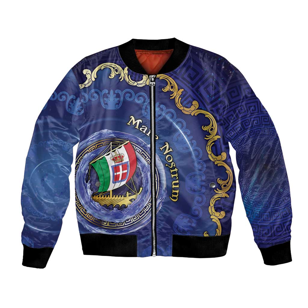 Italian Empire Bomber Jacket Concept Of Mare Nostrum - Wonder Print Shop