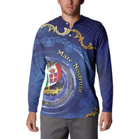 Italian Empire Button Sweatshirt Concept Of Mare Nostrum - Wonder Print Shop