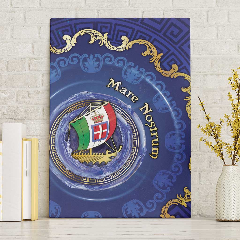 Italian Empire Canvas Wall Art Concept Of Mare Nostrum - Wonder Print Shop