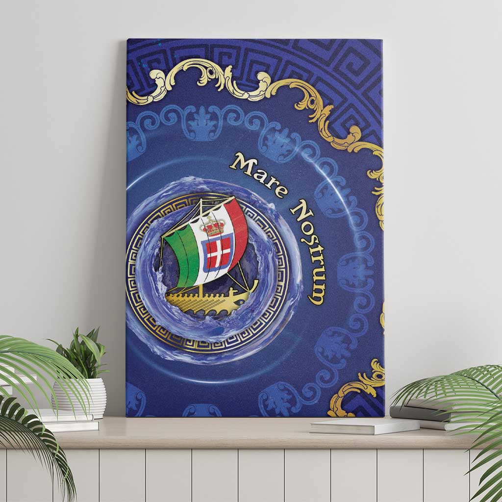 Italian Empire Canvas Wall Art Concept Of Mare Nostrum - Wonder Print Shop
