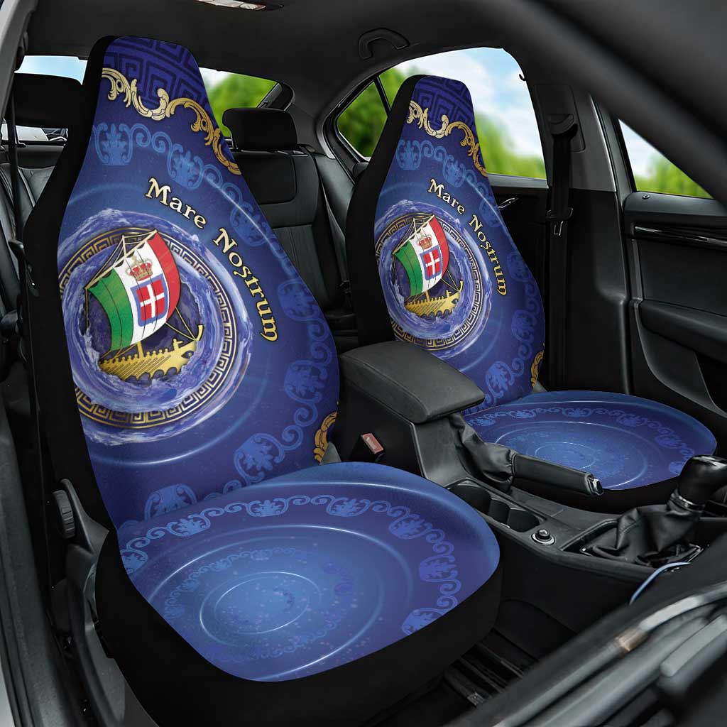 Italian Empire Car Seat Cover Concept Of Mare Nostrum - Wonder Print Shop
