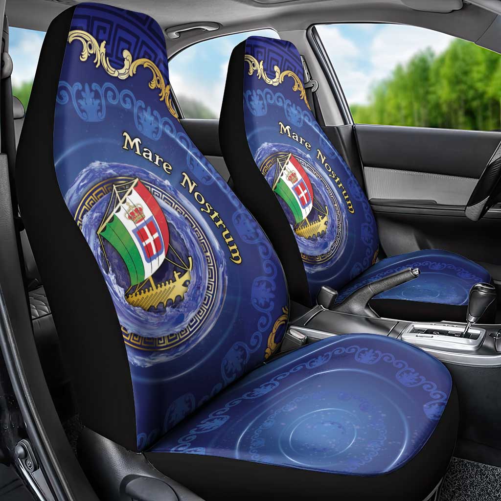 Italian Empire Car Seat Cover Concept Of Mare Nostrum - Wonder Print Shop