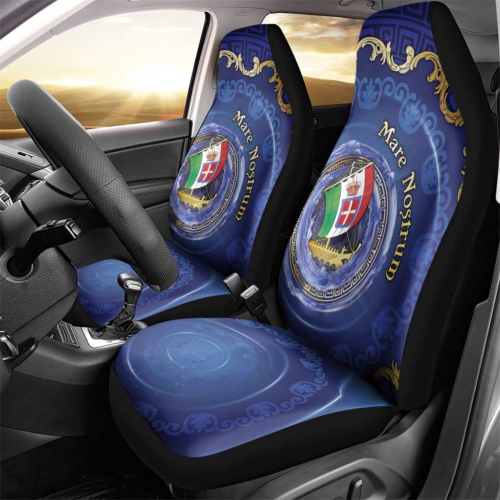 Italian Empire Car Seat Cover Concept Of Mare Nostrum - Wonder Print Shop
