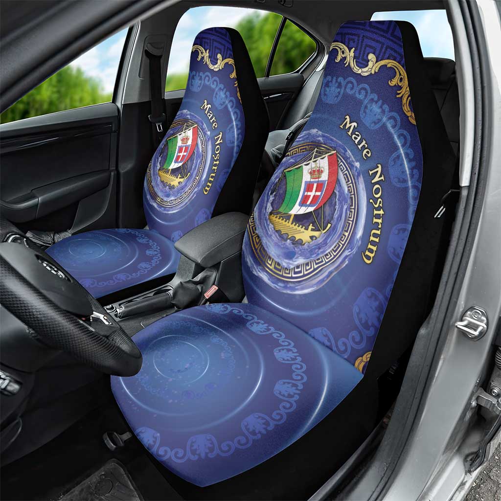 Italian Empire Car Seat Cover Concept Of Mare Nostrum - Wonder Print Shop
