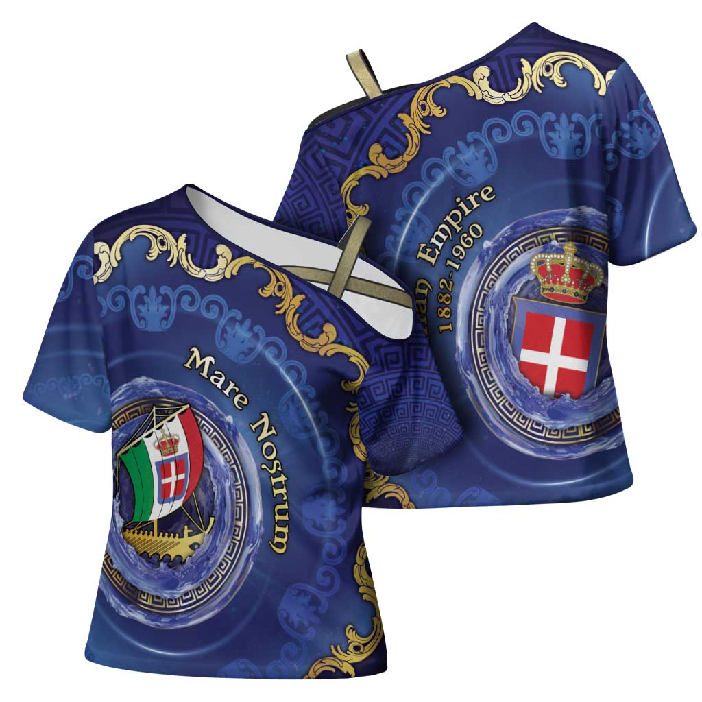 Italian Empire Cross Shoulder Shirt Concept Of Mare Nostrum - Wonder Print Shop