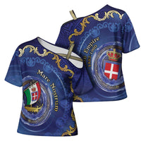 Italian Empire Cross Shoulder Shirt Concept Of Mare Nostrum - Wonder Print Shop