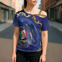Italian Empire Cross Shoulder Shirt Concept Of Mare Nostrum - Wonder Print Shop