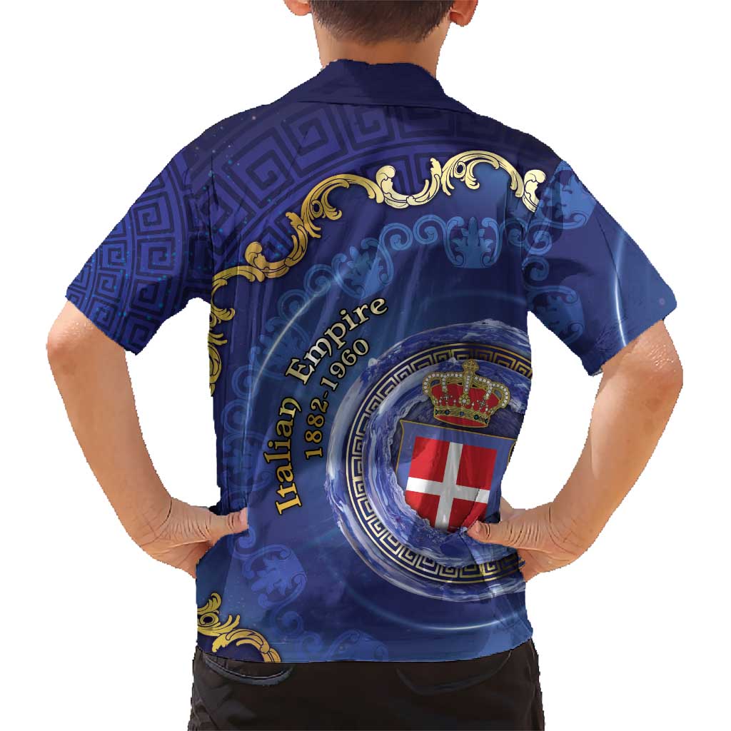 Italian Empire Family Matching Long Sleeve Bodycon Dress and Hawaiian Shirt Concept Of Mare Nostrum - Wonder Print Shop