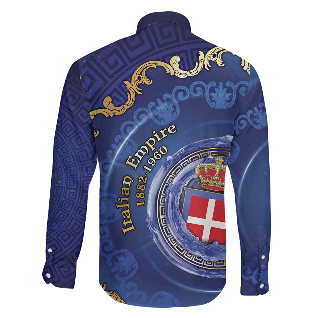 Italian Empire Family Matching Long Sleeve Bodycon Dress and Hawaiian Shirt Concept Of Mare Nostrum - Wonder Print Shop